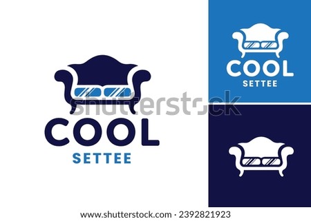 cool settee logo is a modern and stylish logo design suitable for various businesses and brands. It exudes a trendy and sophisticated vibe, perfect for capturing attention and making a memorable 