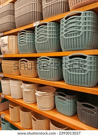 Clothing basket - stock photo