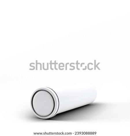 White tube for effervescent tablets or vitamins.