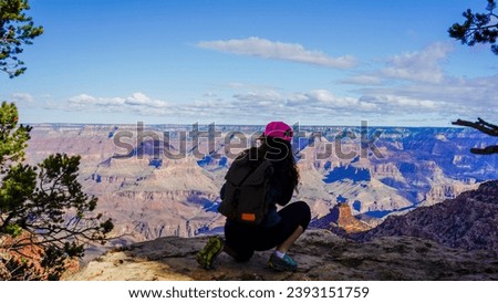 south rim of grand canyon national park Royalty-Free Stock Photo #2393151759