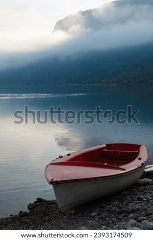 beautiful small boat in an Alpine lake in Italy.Camping and travel.Vacation in Italy.Travel agency.Beautiful view of the lake.Desktop wallpaper.Boat in the water.Foggy morning in the mountains.
rest.