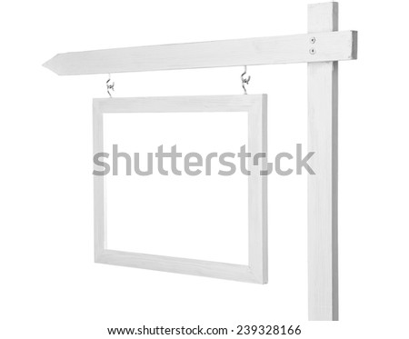 Decorative frame isolated on white background