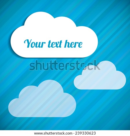 Business texture with clouds