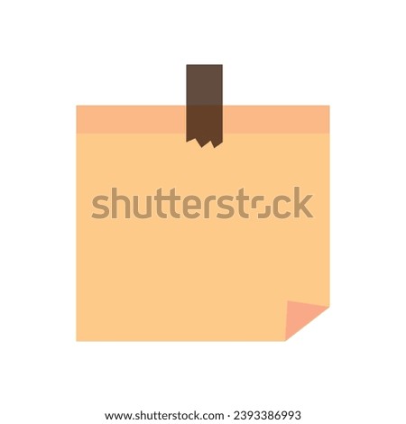 Empty paper sheet on white background