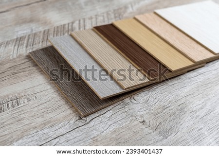 set of wood parquet floor texture for furniture design, renovation concept, interior decoration Royalty-Free Stock Photo #2393401437