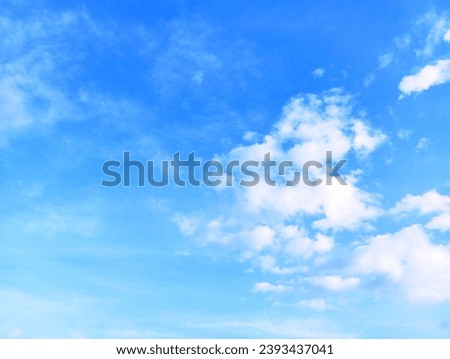 Natural sky beautiful blue and white texture background 