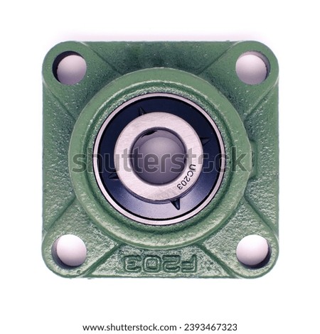 Industrial bearing unit UCF-203 series. Royalty-Free Stock Photo #2393467323