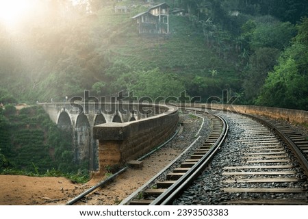 The Nine Arches Bridge near Ella, Sri Lanka. High quality photo Royalty-Free Stock Photo #2393503383