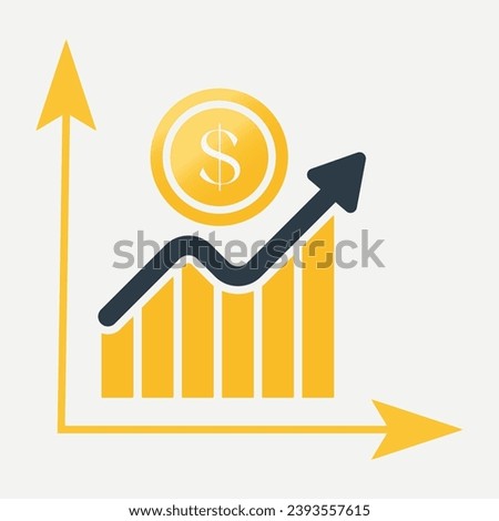 Dollar, Coin, Financial, Bank, Finance, Banking, Art, Flat, Cash, Increase, Growth, Invest, Investment, Currency, Payment, Diagram, Management, Clip art, Gold, Money, Vector, Sign, Pound, Cash, Stock