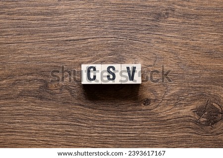 CSV - Abbbreviation of Computer system validation,word,text