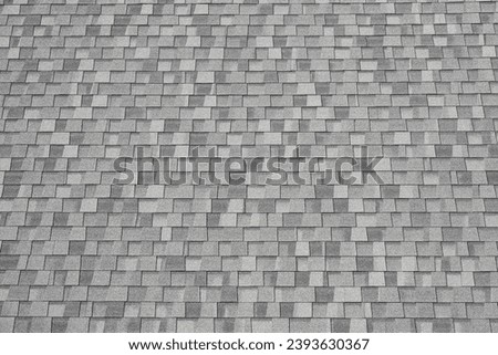 close up on roof shingle as background Royalty-Free Stock Photo #2393630367