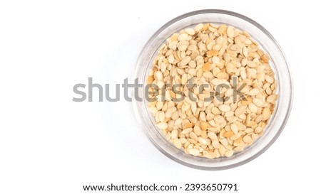 Top View of Magaj, Magaz, and Charmaghaz (watermelon seeds, pumpkin seeds, Muskmelon seeds, cucumber seeds). Four seed kernels enhance cognitive abilities and brain functions and also increase 