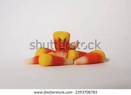 View of an angry Candy Corn
