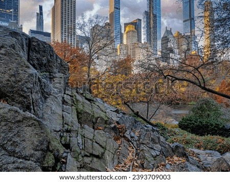 Central Park, New York City in autumn