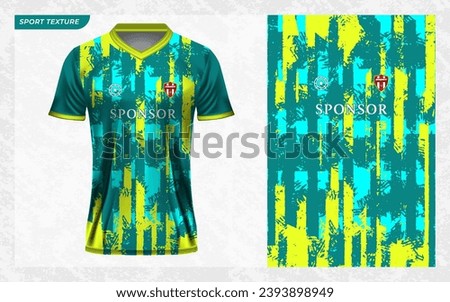 3D vector jerey mockup with pattern grunge texture for sublimation