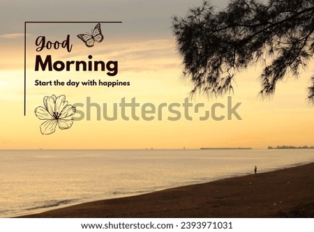 Good Morning Card And Design image