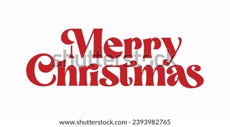 Merry Christmas text | Merry Christmas latter vector | Christmas vector | Merry Christmas Design Royalty-Free Stock Photo #2393982765