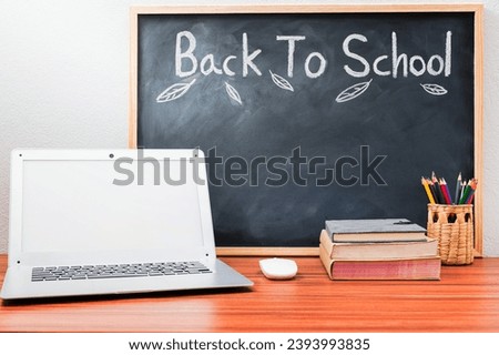 Back to school and education concept to learn to improve skills