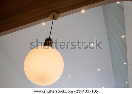 Interior of stylish white and green room, stock photo
