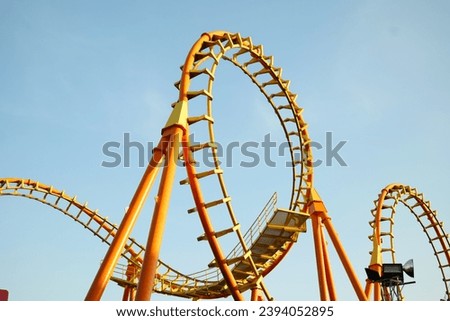 siam amazing park roller coaster Royalty-Free Stock Photo #2394052895