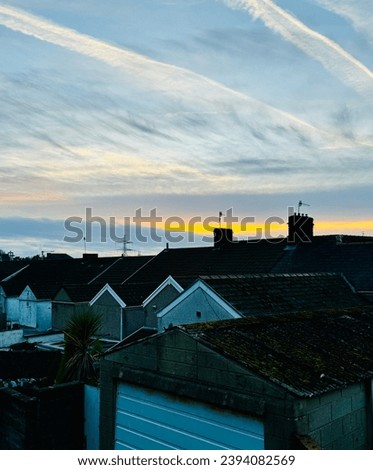Yellow Sky Picture,Neath United Kingdom
