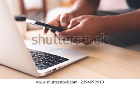 Young Man's Hands Creating Waterproof Strong Password Fortress to Strengthen Your Online Teams. Cyber Defense Concept. Royalty-Free Stock Photo #2394099913