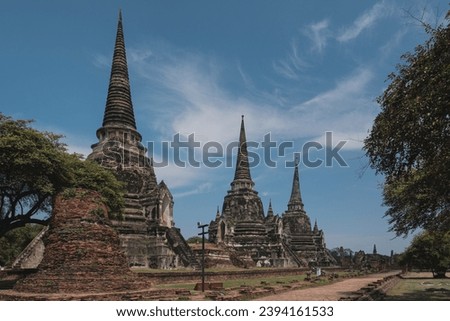 Wat Phra Si Sanphet was the holiest temple on the site of the old Royal Palace in Thailand's ancient capital of Ayutthaya until the city was completely destroyed by the Burmese in 1767