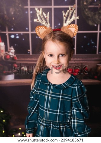 Little 4 year old Christmas picture