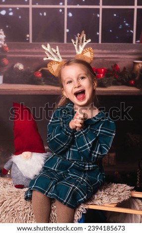 Little 4 year old Christmas picture