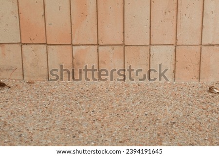 Brown Ceramic Floor tiles, Sand wash edges. Texture and background, Architecture wallpaper. Wall finishing surface, sand washed.