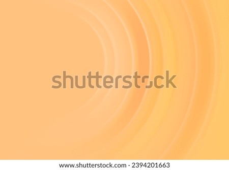 Abstract glowing circle on soft orange background. Modern shiny light lines. Futuristic technology concept. Suit for poster, cover, banner, brochure, website Royalty-Free Stock Photo #2394201663