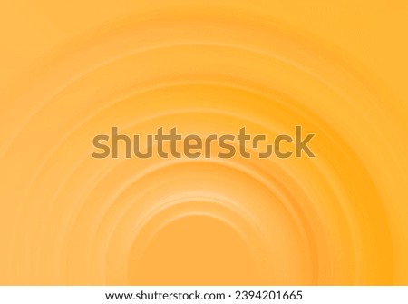 Abstract glowing circle on soft orange background. Modern shiny light lines. Futuristic technology concept. Suit for poster, cover, banner, brochure, website