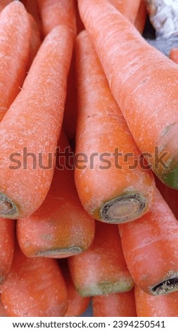 Macro photo fresh orange color of carrots