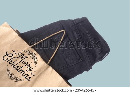 Merry Christmas and New Year 2024 shopping bags