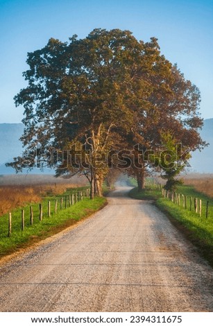 Cades Cove in the Smoky Mountain National Park Royalty-Free Stock Photo #2394311675