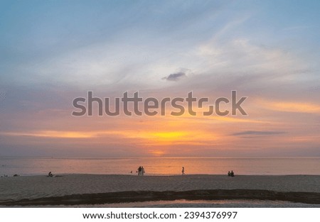 amazing colorful cloud in beautiful sunset above the sea.
beautiful sunrise landscape amazing light of nature sky over horizon.
colorful sky sunset or sunrise background.