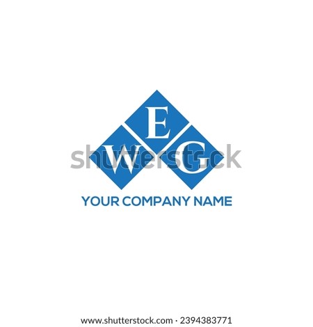 WEG letter logo design on BLACK background. WEG creative initials letter logo concept. WEG letter design.
