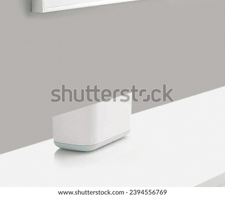 Gray Blue Pink empty room studio gradient used for background and display your product