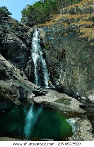 waterfall in attappadi Forrest Kerala, India 