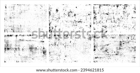 Vintage grunge background with dirty edges and scratches. Distressed paper with old, worn overlay effect. Torn and crumpled pattern for poster or vinyl album cover. Rough, grainy vector illustration