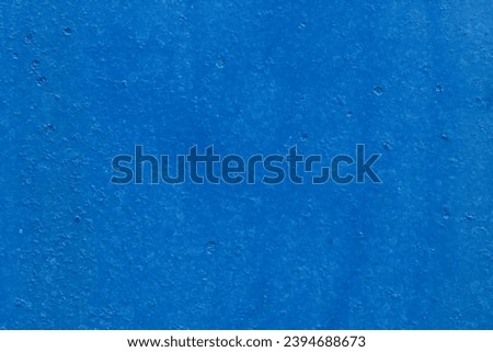 blue paint iron wall texture. pattern blue background