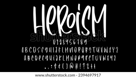 heroism handwritten brush font Best Alphabet Alphabet Brush Script Logotype Font lettering handwritten