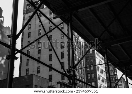 New York Abstract Black and White Photo