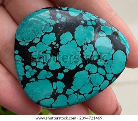 Natural Hubei Xinjiang Green Turquoise Stone