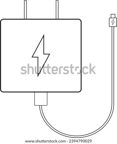 Charger cellphone vector icon, charger celluler, charger iphone vector, charger