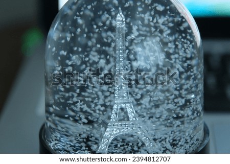 Best paris gift is EIFFEL TOWER in little .Snow Globe paris france. Best gift from paris.