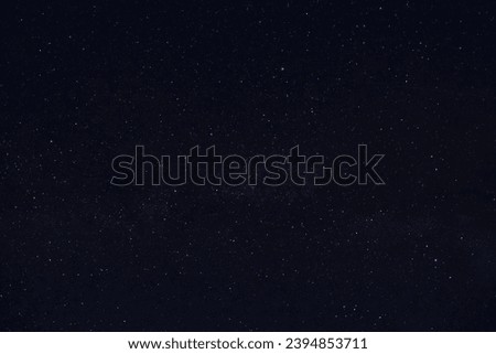 Starry night sky over the Lagonaki plateau, Adygea Republic of Russia