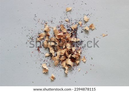 Various colorful stubs on white background