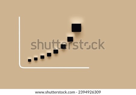 Wooden cube blocks with percentage sign and down arrow with stack of coins. For financial recession crisis, interest rate decline, investment reduce, risk management concept