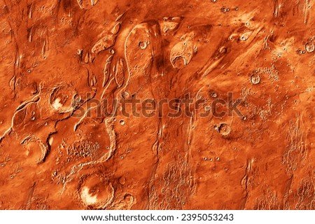 Surface of the planet Mars. Elements of this image furnished by NASA. High quality photo